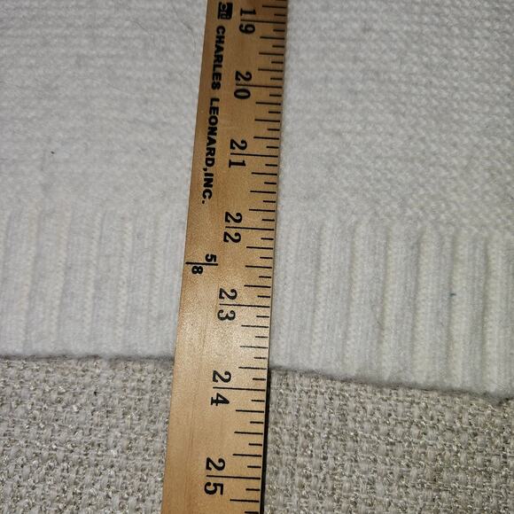 NWT Democracy Nordic Style Baby Blue and White Sweater Large PTP 22 L 24 - Picture 8 of 9